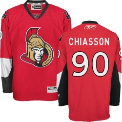 Alex Chiasson Reebok Ottawa Senators Authentic Red Home NHL Jersey