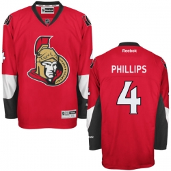 Chris Phillips Reebok Ottawa Senators Premier Red Home Jersey