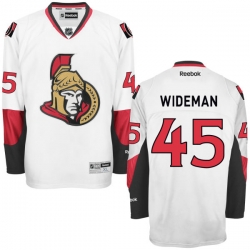 Chris Wideman Youth Reebok Ottawa Senators Authentic White Away Jersey