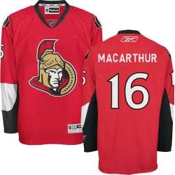 Clarke MacArthur Reebok Ottawa Senators Authentic Red Home NHL Jersey