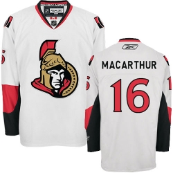 Clarke MacArthur Reebok Ottawa Senators Premier White Away NHL Jersey