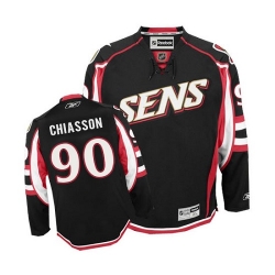 Alex Chiasson Reebok Ottawa Senators Authentic Black Third NHL Jersey