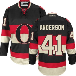 Craig Anderson Reebok Ottawa Senators Premier Black New Third NHL Jersey