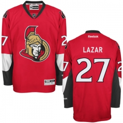 Curtis Lazar Reebok Ottawa Senators Premier Red Home Jersey