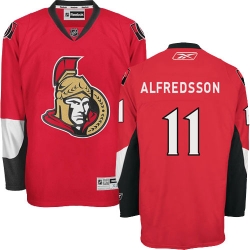 Daniel Alfredsson Reebok Ottawa Senators Authentic Red Home NHL Jersey
