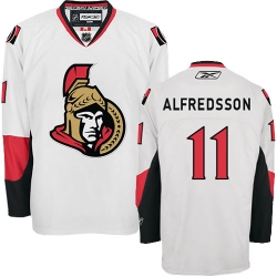 Daniel Alfredsson Reebok Ottawa Senators Authentic White Away NHL Jersey