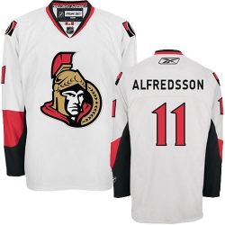 Daniel Alfredsson Reebok Ottawa Senators Premier White Away NHL Jersey
