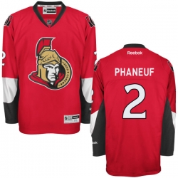 Dion Phaneuf Youth Reebok Ottawa Senators Premier Red Home Jersey