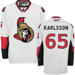 Erik Karlsson Reebok Ottawa Senators Premier White Away NHL Jersey