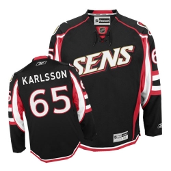 Erik Karlsson Reebok Ottawa Senators Authentic Black Third NHL Jersey