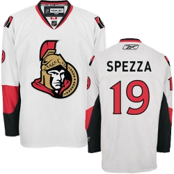 Jason Spezza Reebok Ottawa Senators Authentic White Away NHL Jersey
