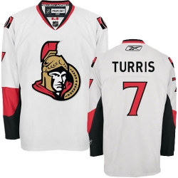 Kyle Turris Reebok Ottawa Senators Authentic White Away NHL Jersey