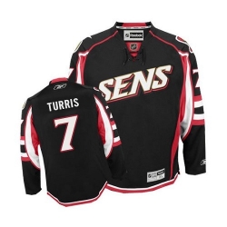 Kyle Turris Reebok Ottawa Senators Authentic Black Third NHL Jersey