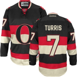 Kyle Turris Reebok Ottawa Senators Premier Black New Third NHL Jersey