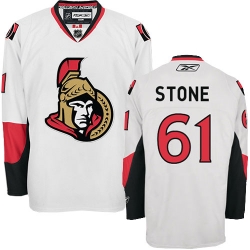 Mark Stone Reebok Ottawa Senators Authentic White Away NHL Jersey