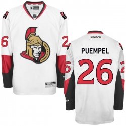 Matt Puempel Youth Reebok Ottawa Senators Authentic White Away Jersey