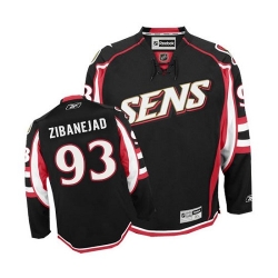 Mika Zibanejad Reebok Ottawa Senators Authentic Black Third NHL Jersey