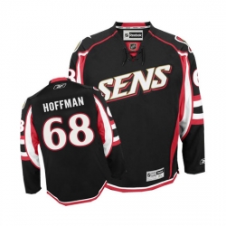 Mike Hoffman Reebok Ottawa Senators Authentic Black Third NHL Jersey