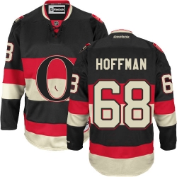 Mike Hoffman Reebok Ottawa Senators Authentic Black New Third NHL Jersey
