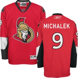 Milan Michalek Reebok Ottawa Senators Premier Red Home NHL Jersey