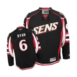 Bobby Ryan Reebok Ottawa Senators Authentic Black Third NHL Jersey