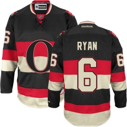 Bobby Ryan Reebok Ottawa Senators Authentic Black New Third NHL Jersey