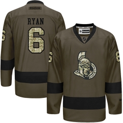 Bobby Ryan Reebok Ottawa Senators Authentic Green Salute to Service NHL Jersey