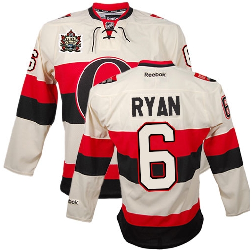 Bobby Ryan Reebok Ottawa Senators Premier Cream 2014 Heritage Classic NHL Jersey