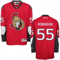 Buddy Robinson Reebok Ottawa Senators Authentic Red Home Jersey