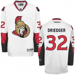 Chris Driedger Reebok Ottawa Senators Premier White Away Jersey