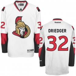 Chris Driedger Reebok Ottawa Senators Authentic White Away Jersey