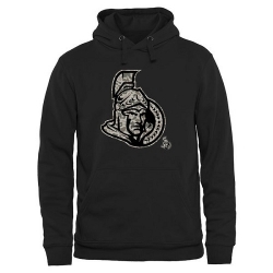 NHL Ottawa Senators Black Rink Warrior Pullover Hoodie