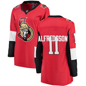 Daniel Alfredsson Women's Fanatics Branded Ottawa Senators Breakaway Red Home Jersey