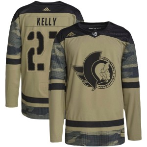 Parker Kelly Youth Adidas Ottawa Senators Authentic Camo Military Appreciation Practice Jersey
