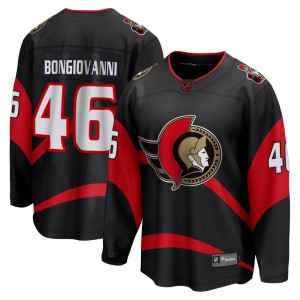 Wyatt Bongiovanni Men's Fanatics Branded Ottawa Senators Breakaway Black Special Edition 2.0 Jersey