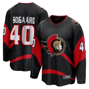 Mads Sogaard Men's Fanatics Branded Ottawa Senators Breakaway Black Special Edition 2.0 Jersey