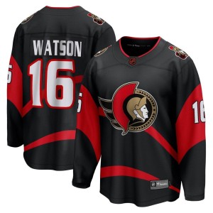 Austin Watson Men's Fanatics Branded Ottawa Senators Breakaway Black Special Edition 2.0 Jersey