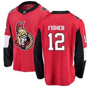 Mike Fisher Youth Fanatics Branded Ottawa Senators Breakaway Red Home Jersey