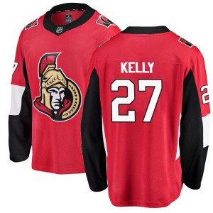 Parker Kelly Youth Fanatics Branded Ottawa Senators Breakaway Red Home Jersey
