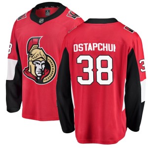 Zack Ostapchuk Youth Fanatics Branded Ottawa Senators Breakaway Red Home Jersey