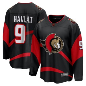 Martin Havlat Youth Fanatics Branded Ottawa Senators Breakaway Black Special Edition 2.0 Jersey