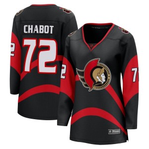 Thomas Chabot Women's Fanatics Branded Ottawa Senators Breakaway Black Special Edition 2.0 Jersey