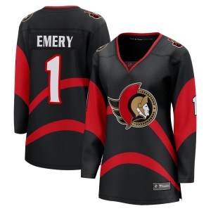 Ray Emery Women's Fanatics Branded Ottawa Senators Breakaway Black Special Edition 2.0 Jersey