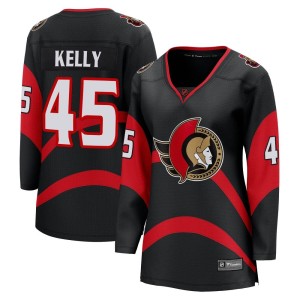 Parker Kelly Women's Fanatics Branded Ottawa Senators Breakaway Black Special Edition 2.0 Jersey