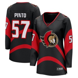 Shane Pinto Women's Fanatics Branded Ottawa Senators Breakaway Black Special Edition 2.0 Jersey