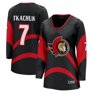 Brady Tkachuk Women's Fanatics Branded Ottawa Senators Breakaway Black Special Edition 2.0 Jersey