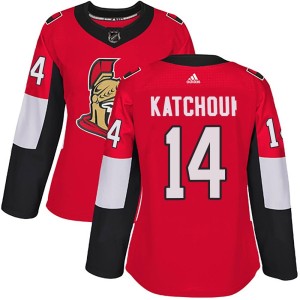 Boris Katchouk Women's Adidas Ottawa Senators Authentic Red Home Jersey