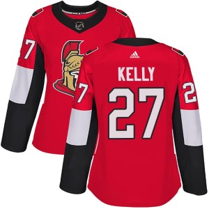 Parker Kelly Women's Adidas Ottawa Senators Authentic Red Home Jersey