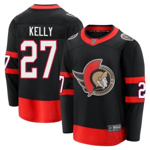 Parker Kelly Men's Fanatics Branded Ottawa Senators Premier Black Breakaway 2020/21 Home Jersey