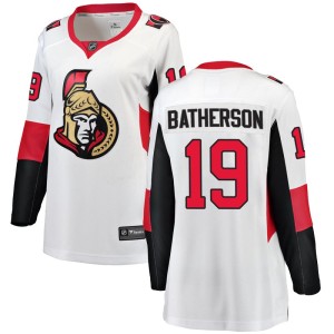 Drake Batherson Women's Fanatics Branded Ottawa Senators Breakaway White Away Jersey